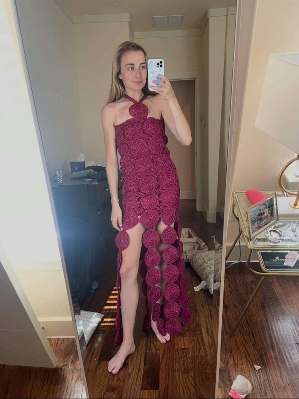 Simon Miller purple/burgundy beep beep Maxi Dress